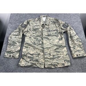 US Air Force ABU Digital Tiger Stripe Camo Utility Coat Jacket SSgt 44L